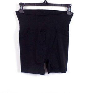 Spanx Shaping Shorts Size XL Black Mid-Thigh Wide Waistband New